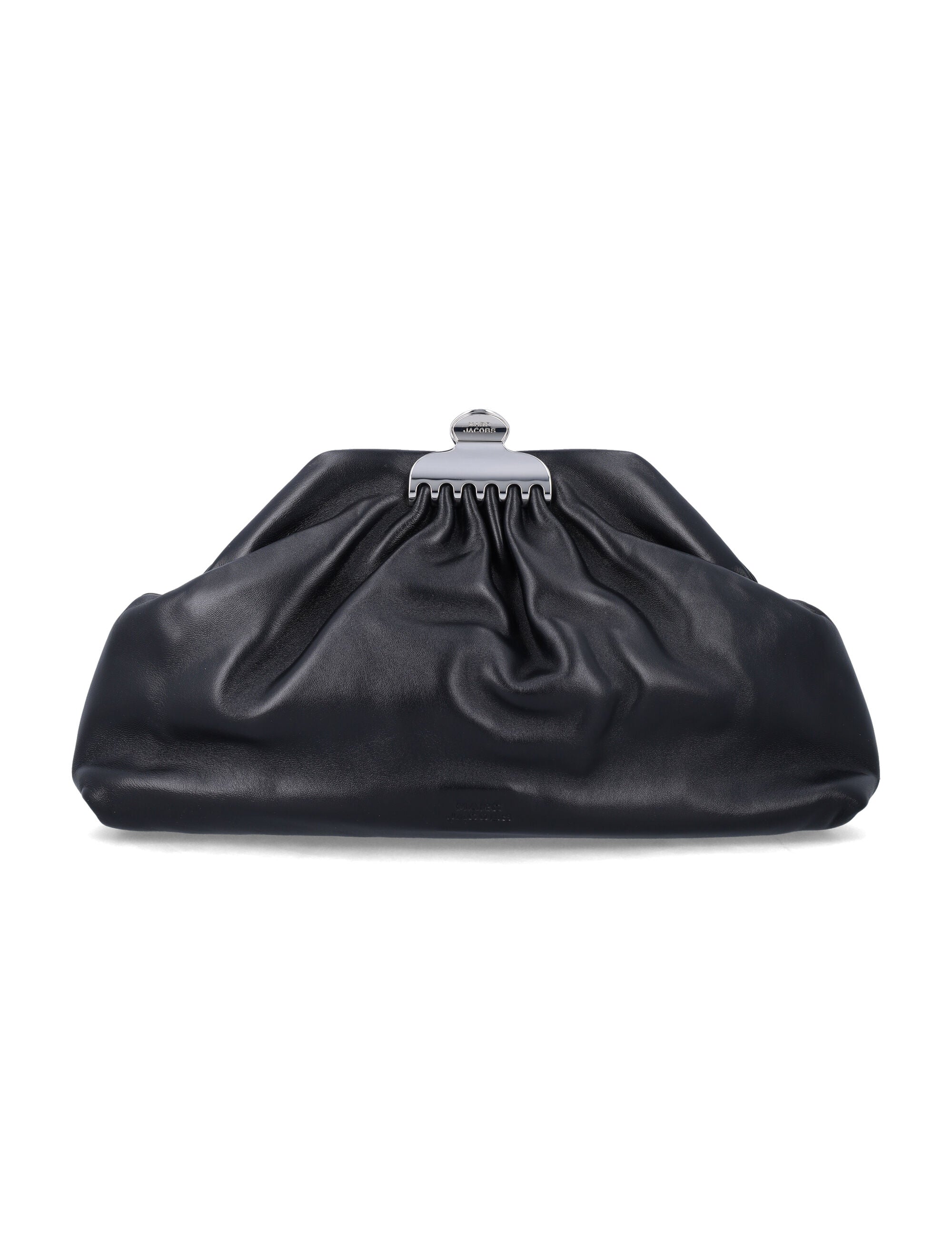 Marc Jacobs medium Glam leather clutch Black Lamb