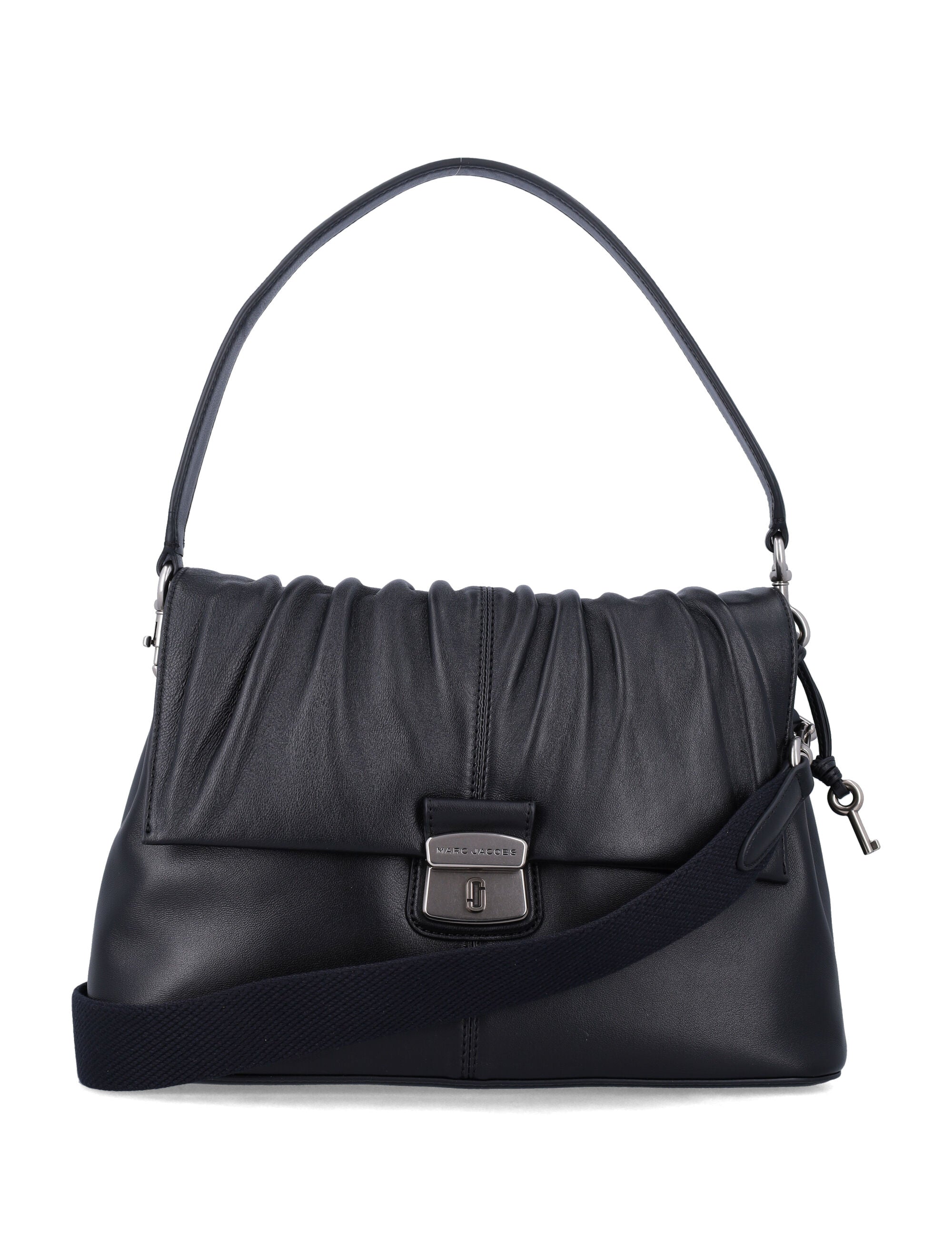 Marc Jacobs Cristina nappa leather Messenger Black Lamb Shoulder Bag