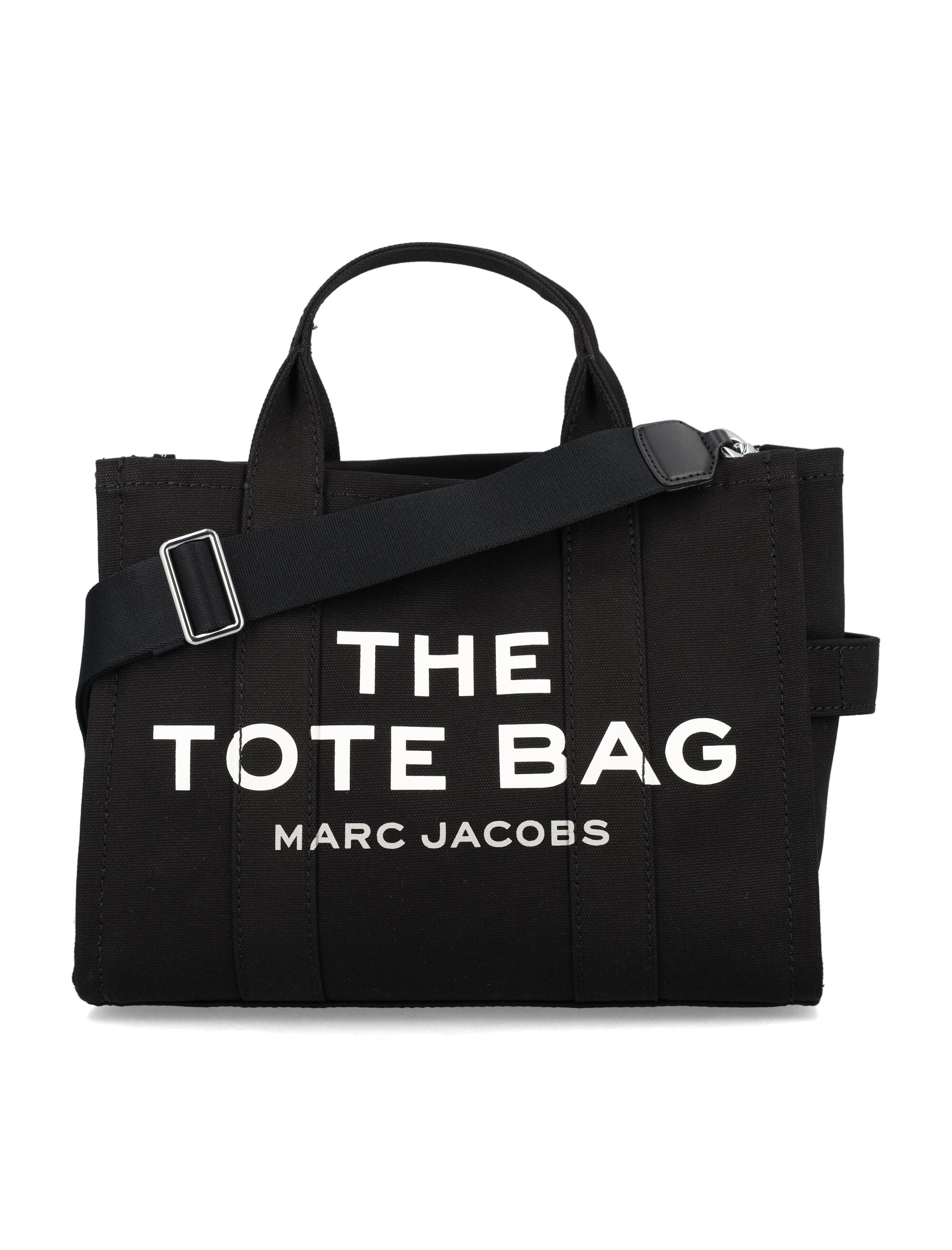 Marc Jacobs The Medium Canvas Tote Bag Black Cotton