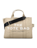 Marc Jacobs The Medium Canvas Tote Bag Beige Cotton