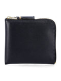 Comme des Garçons Wallet leather zip Black Calfskin