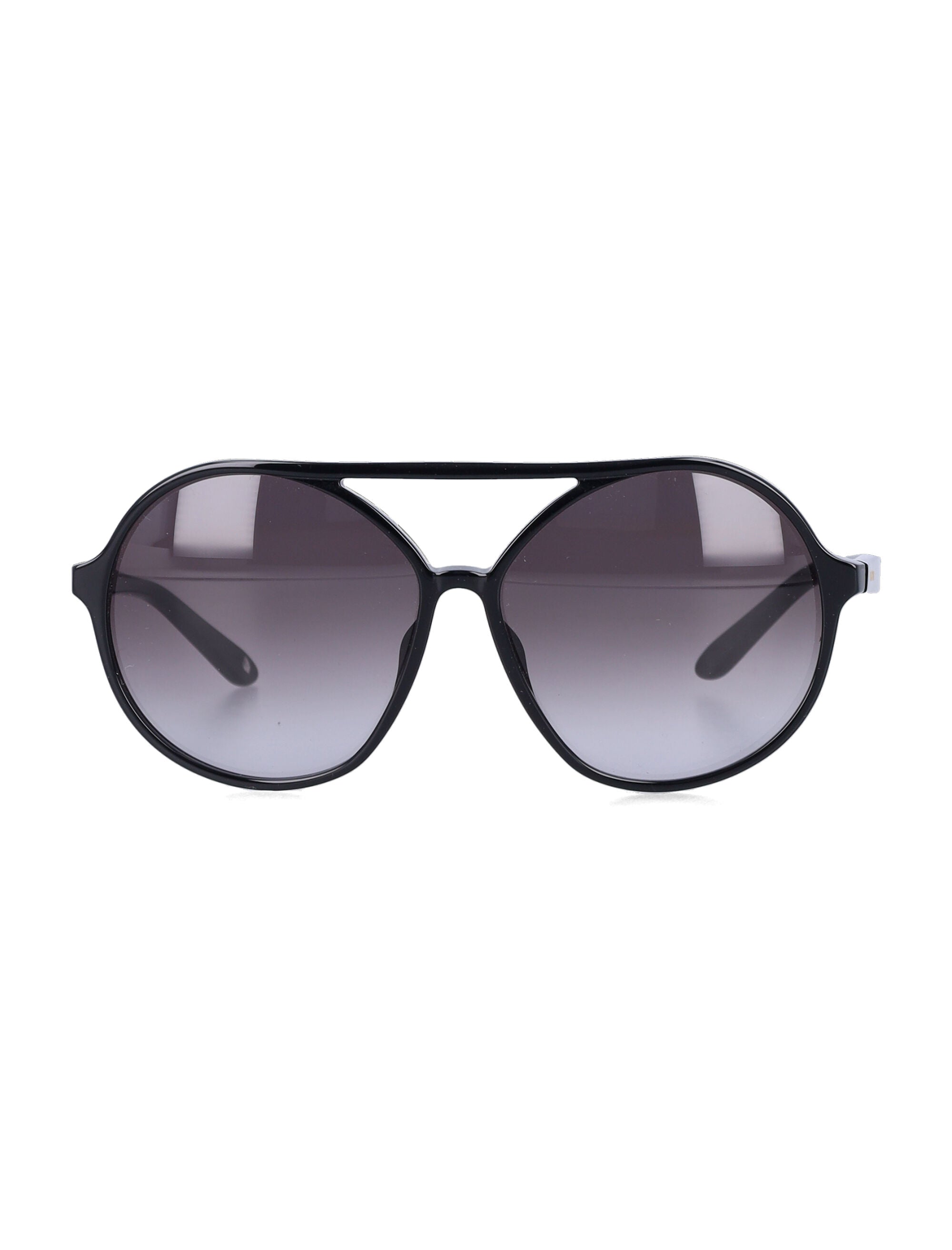Valentino Garavani Black Aviator Sunglasses Acetate