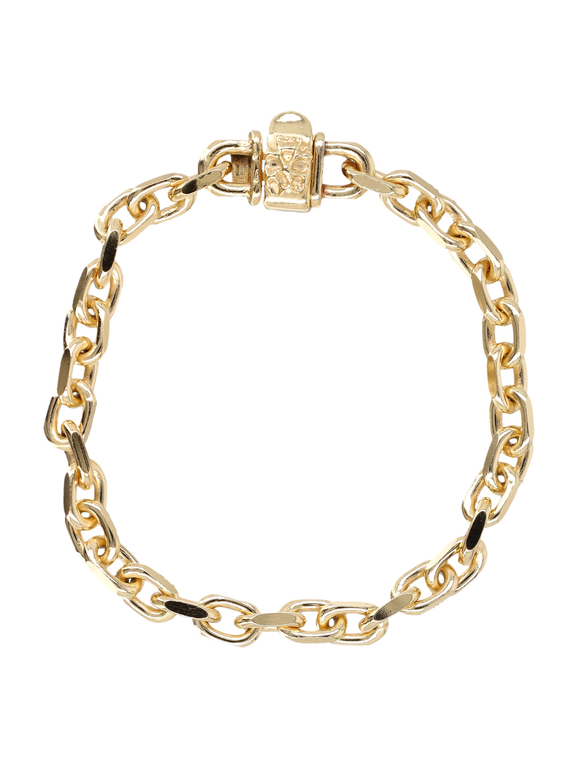 Emanuele Bicocchi Gold-Plated Silver Chain Bracelet