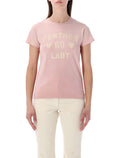Valentino Garavani Panther Lady cotton t-shirt Neutral Rose Tshirt