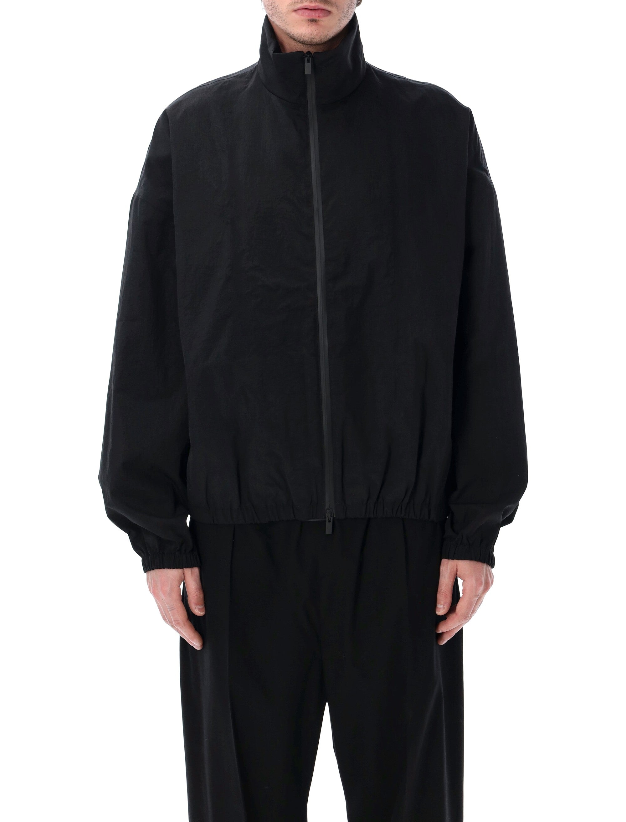 Fear Of God Nylon Ripstop Tech Track Jacket Black Recycled Polyamide