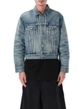 Fear Of God Japanese Selvedge Trucker Jacket Vintage Indigo Cotton