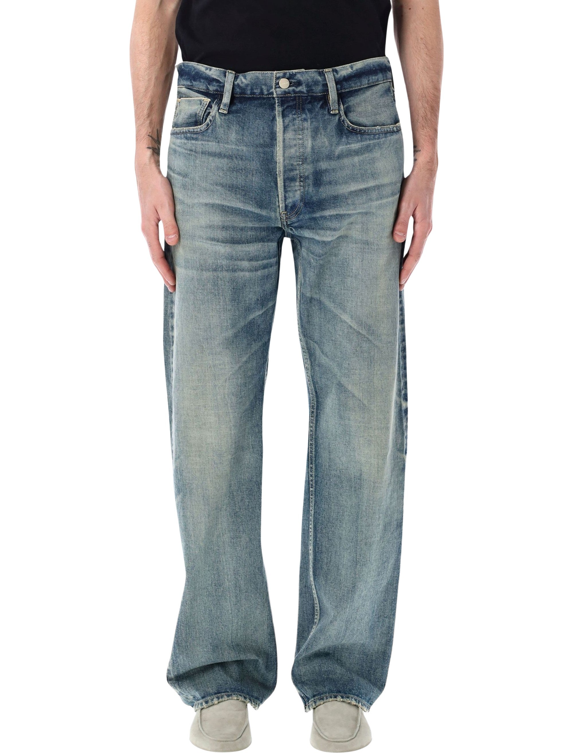 Fear Of God Straight 5-Pocket Jeans Vintage Indigo Cotton