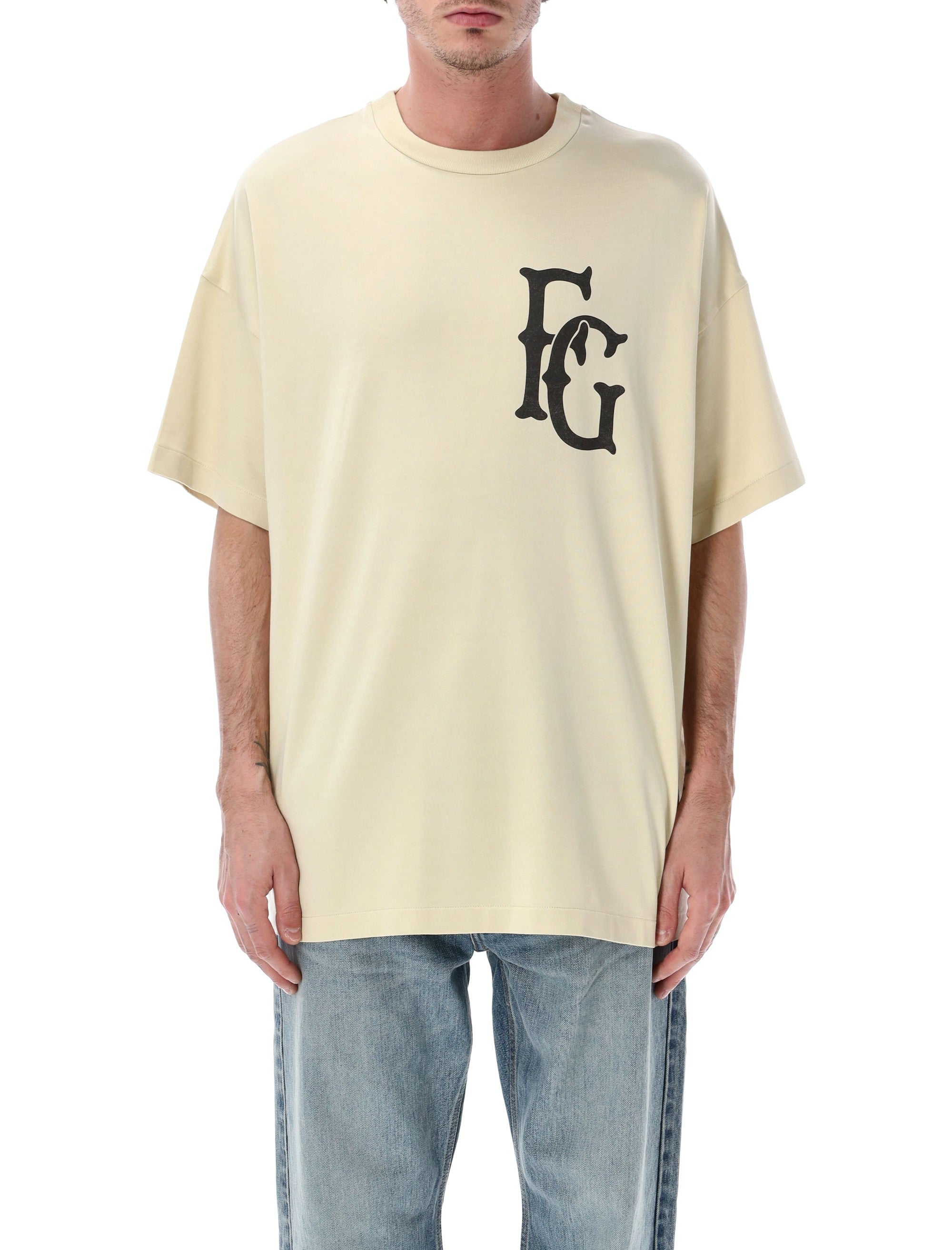 Fear Of God Cotton Rayon 26 Tee Dirty Ivory T-shirt