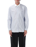 Salvatore Piccolo Alberto cotton stripe shirt White Blue