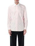 Salvatore Piccolo Alberto striped shirt Pink White Cotton