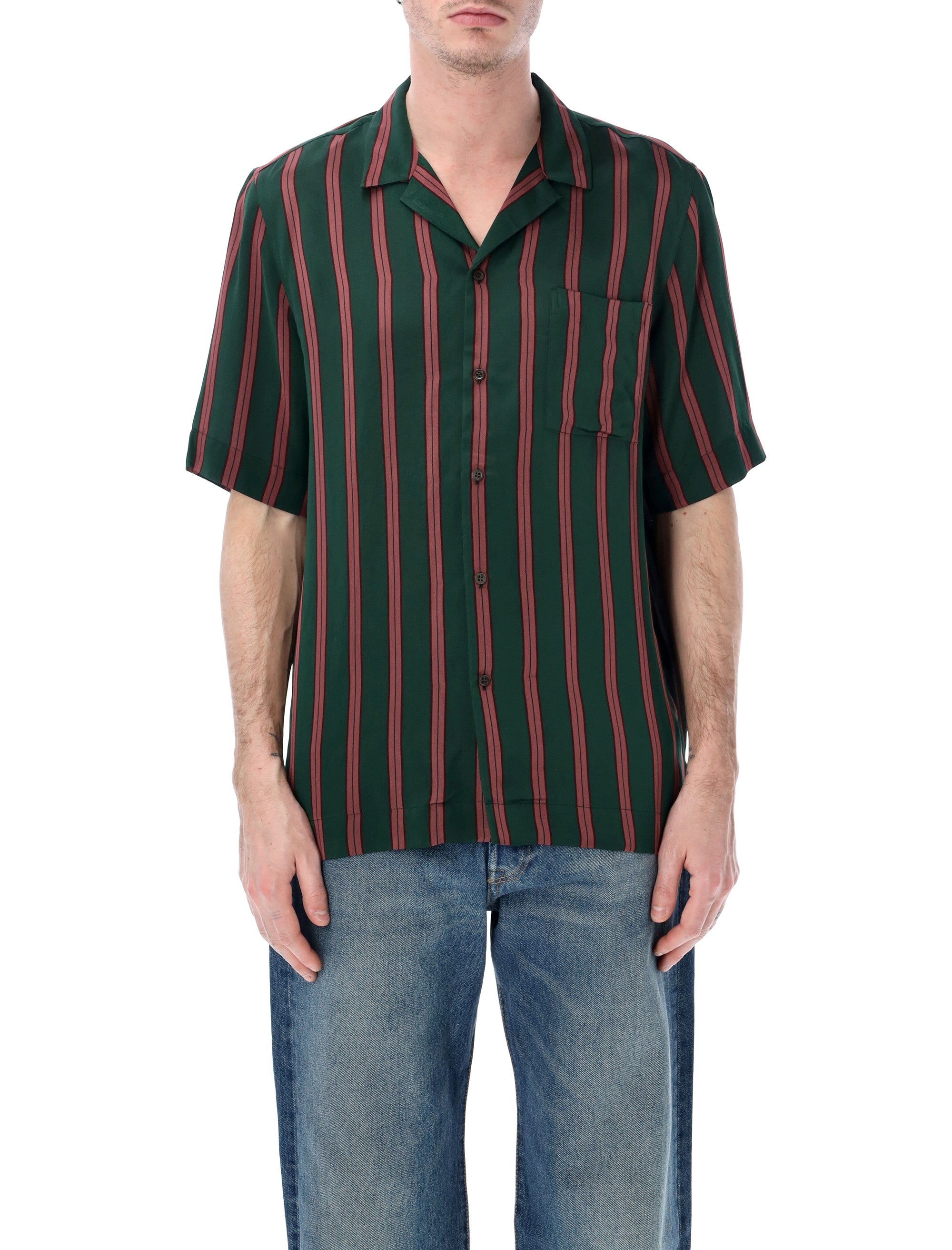 Dries Van Noten boxy viscose shirt Bottle