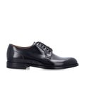 Green George Classic Derby shoes Black Leather Laced