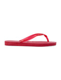 Havaianas Slim Split Flip-Flops Apache Red Pvc Logo Slide