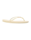 Havaianas Slim Split Flip-Flops Buttercream Pvc Logo Slide