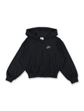Nike full-zip hoodie for kids Black Cotton Sweatshirt
