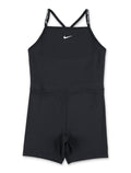 Nike One girls Dri-FIT Leotard Black Polyester Jumpsuit