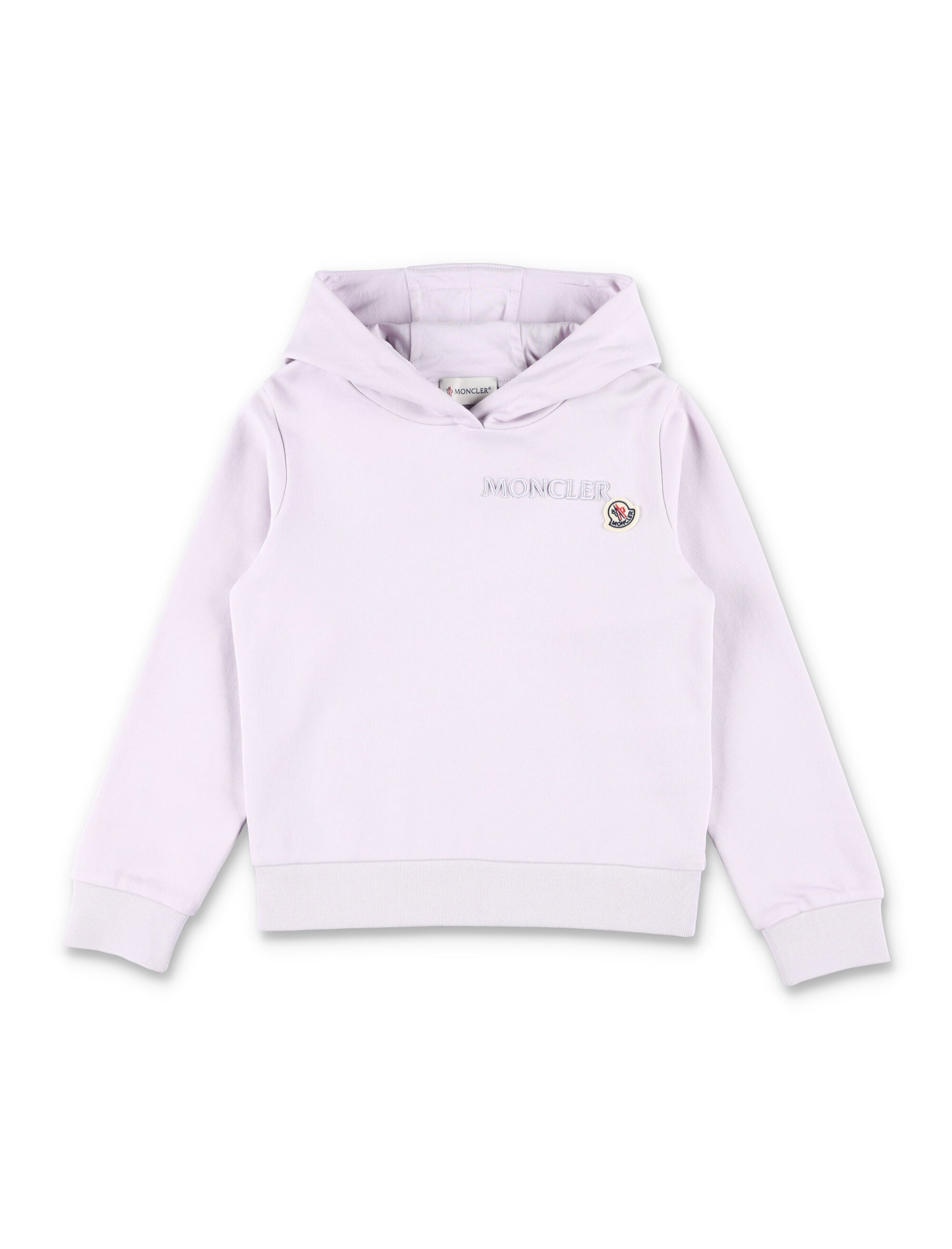 Moncler hooded sweatshirt for kids Rose Cotton