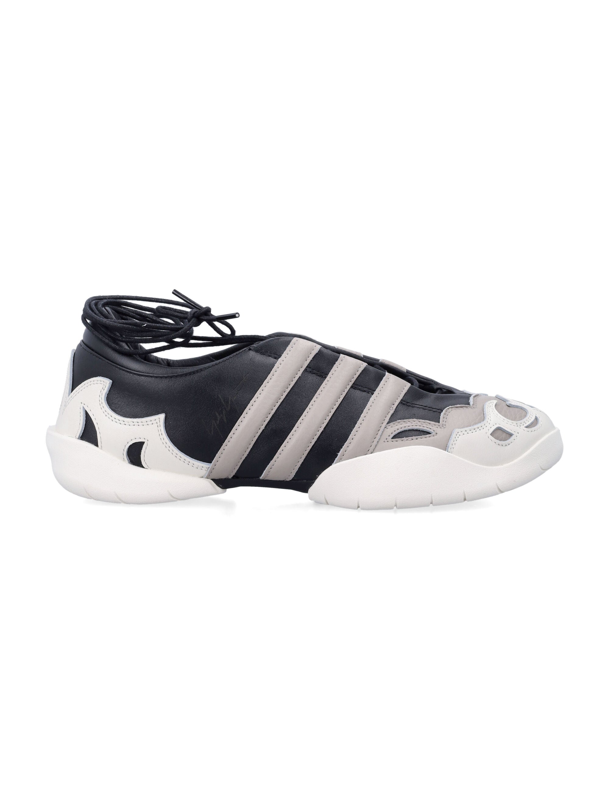 Y-3 Regu Mary Jane Black Leather Shoes Upper Sneaker
