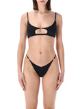 Matinée Taylor Glossy Lycra Bikini Black Polyamide