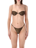 Matinée Marina Lurex Bikini Brown Pes