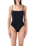 Matinée Elodie Glossy Lycra Swimsuit Black Polyamide Swimwear