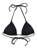 Matinée Kate Triangle Bikini Top Black Polyamide Swimwear