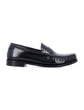 Le Loafer Saint Laurent Elegant Shoes Black Upper Loafers