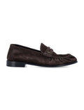 Saint Laurent Le Loafer suede Dark Chocolate Upper Loafers