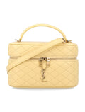 Saint Laurent Gaby vanity bag Soft Lemon Lambskin Shoulder