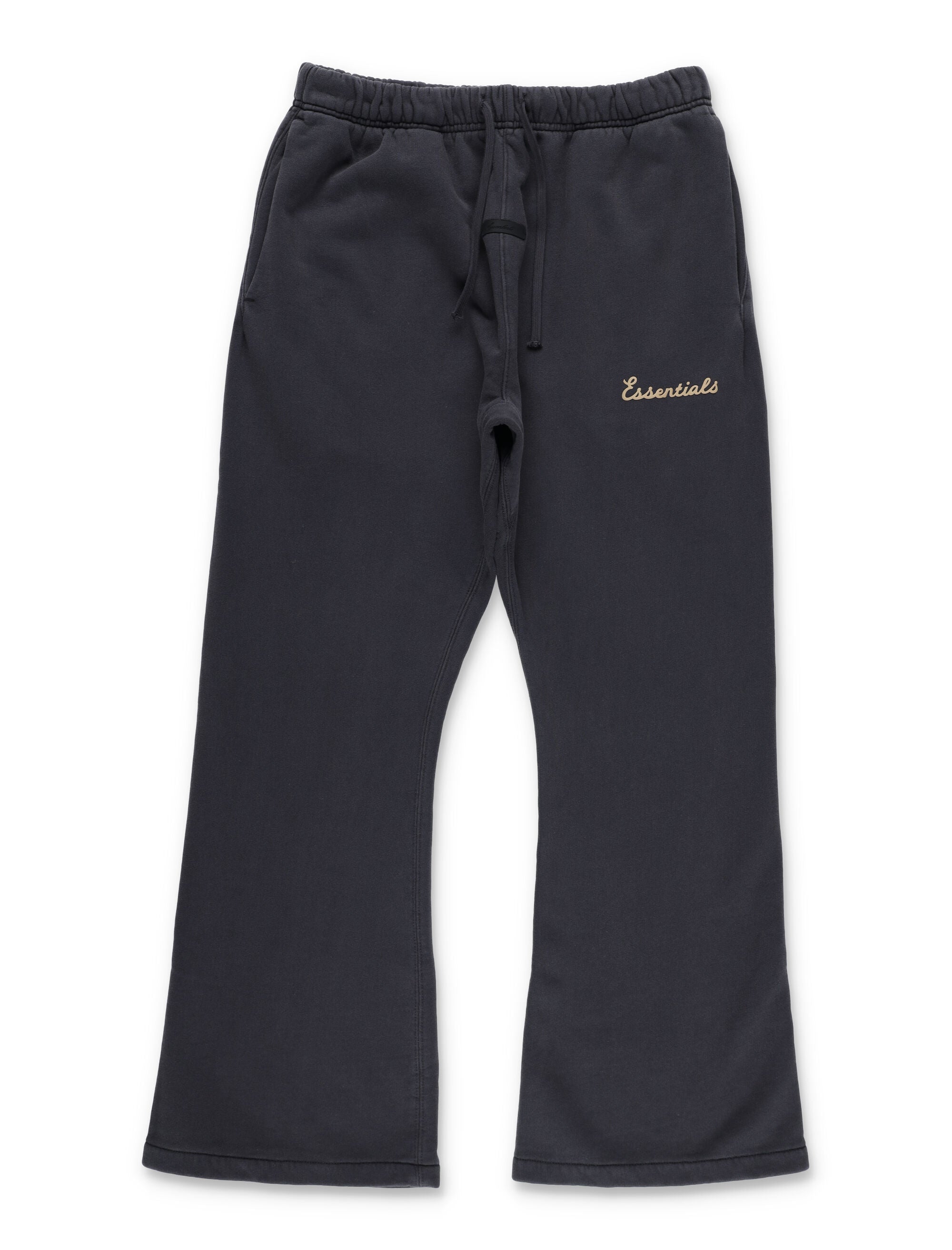 Essentials Fear Of God Kids Flare Sweatpants Faded Black Cotton