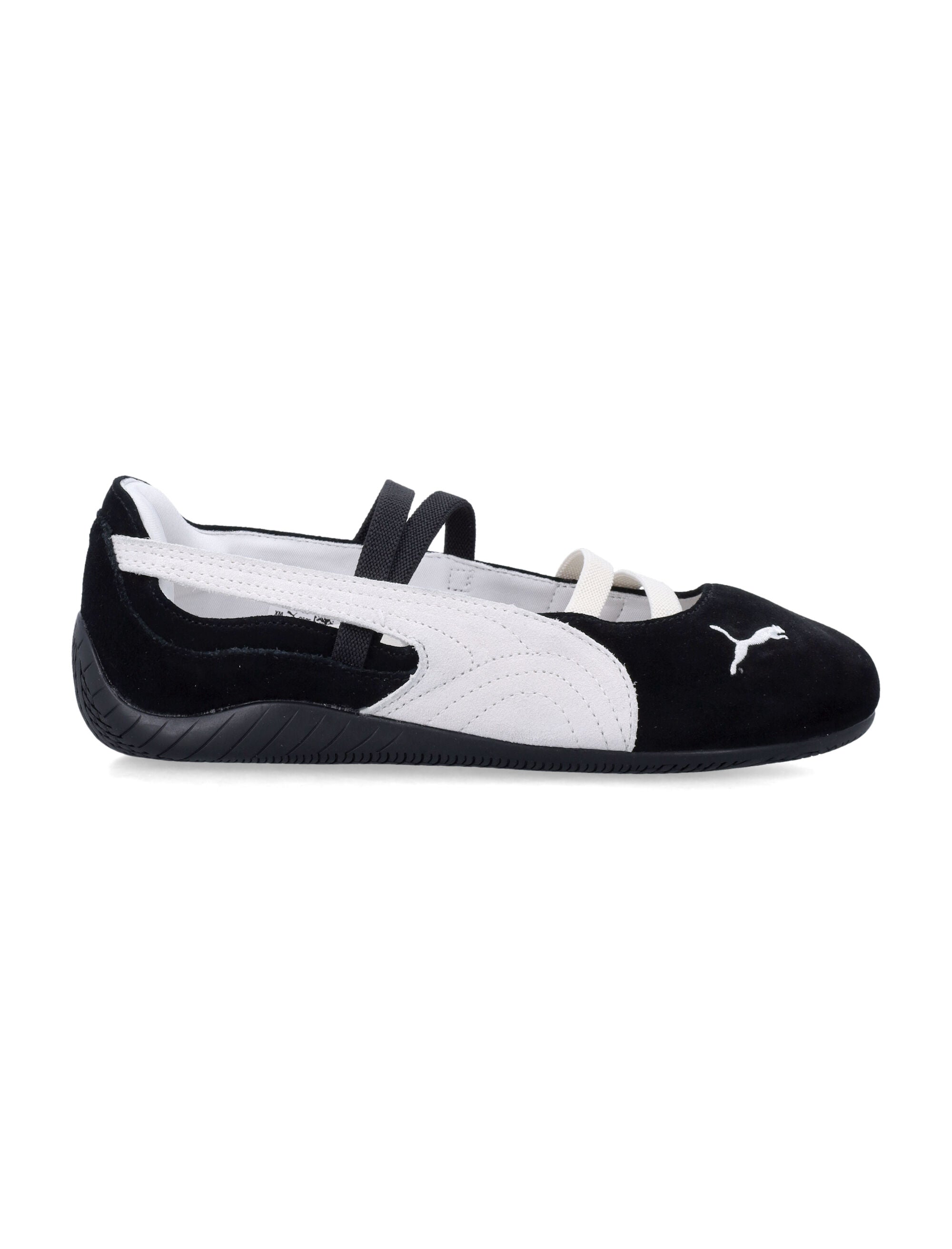 PUMA Speedcat Ballet suede kids sneakers Black/white Upper