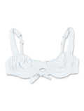 Belamer Aless Balconette Bikini Top White Recycled Polyamide Swimwear
