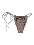 Belamer Tina Brazilian Bikini Bottom Brown Recycled Polyamide Swimwear