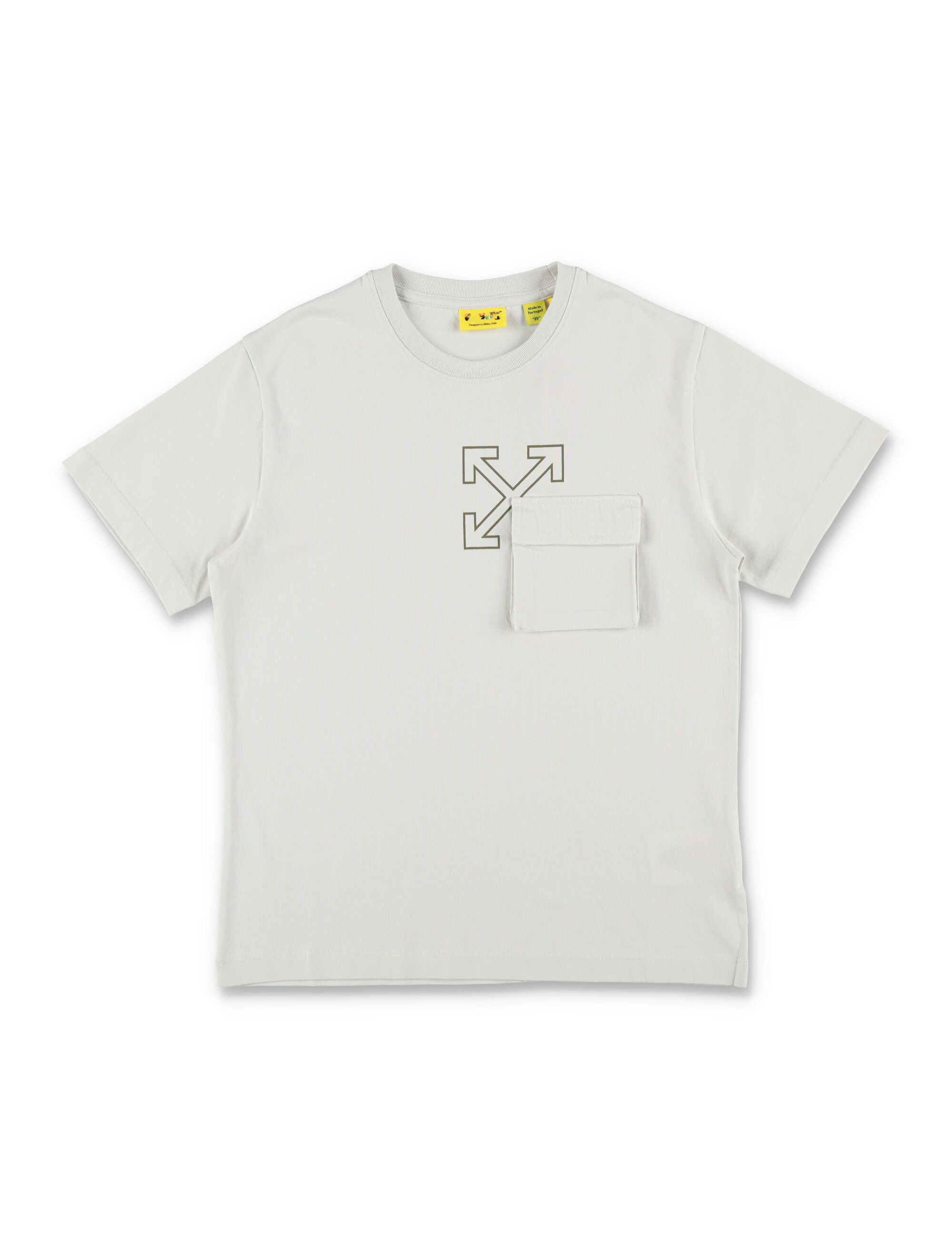 Off-White Kids Arrow Cargo T-Shirt Antarctica Cotton