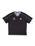 Off-White Kids Soccer Track T-Shirt Black Polyester