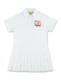 Off-White Kids Daisy Tape Polo Dress Cotton