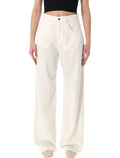Icon denim Poppy wide leg jeans White Lyocel