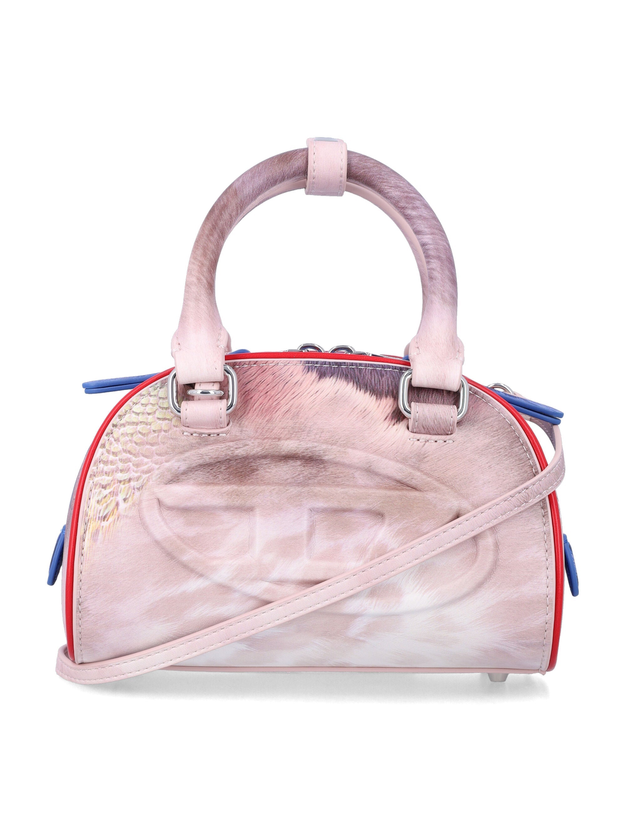 Diesel 1DR Dome crossbody bag Rose Mix Polyurethane Shoulder