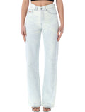 Diesel 1971 D-Sent regular satin jeans Light Blue Cotton