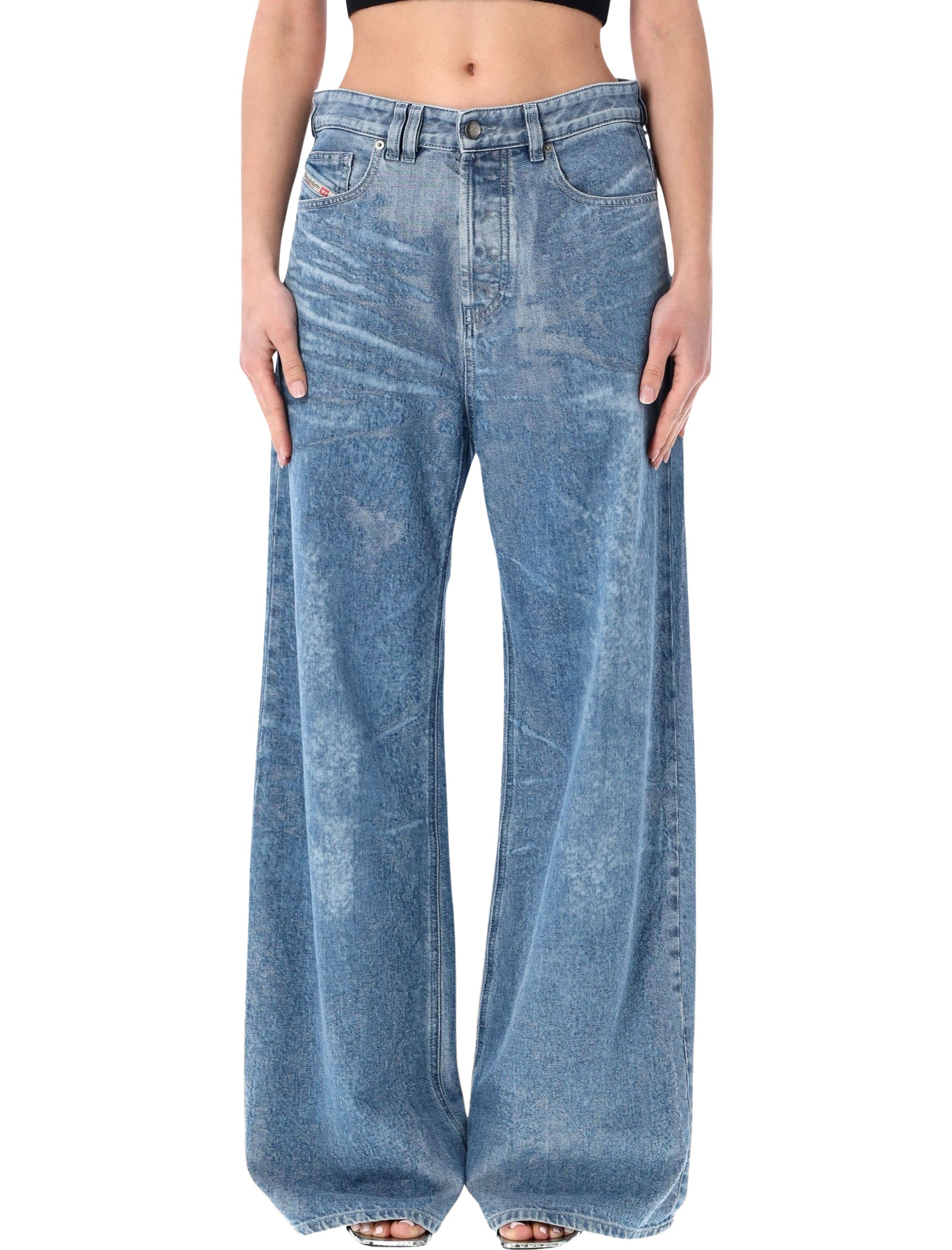 Diesel 1996 D-Sire satin denim jeans Blue Cotton