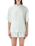 Anine Bing Coco Shirt Light Green Tencel