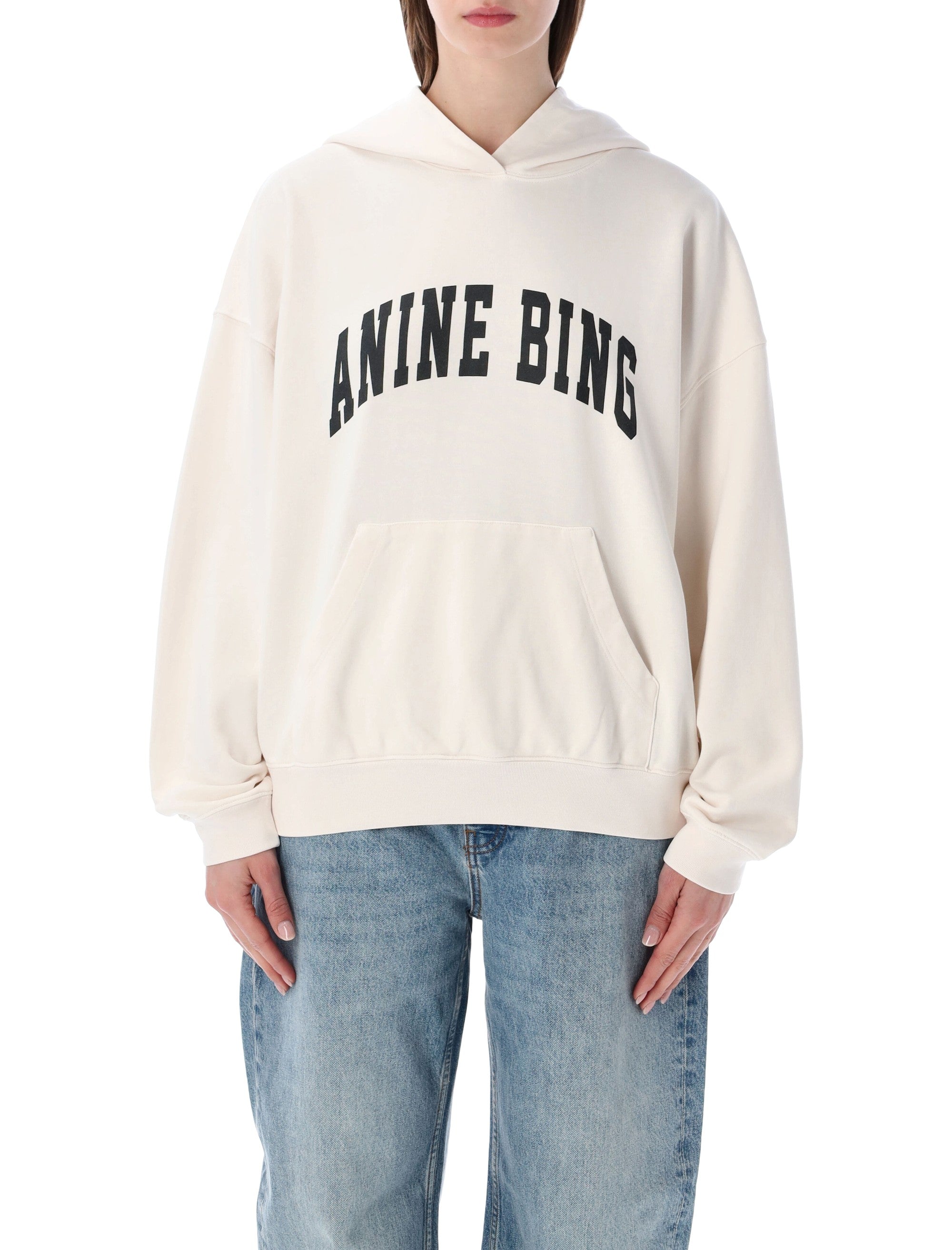 Anine Bing pink Harvey hoodie Cotton Sweatshirt