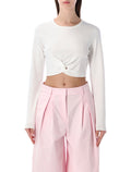 The Garment Madison knotted top White Fsc Viscose