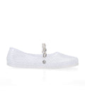Ancient Greek Iro Shells ballerina Clear Upper Flat Shoes
