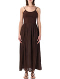 Sessùn Sweet Mambo Moka Long Dress Polyester