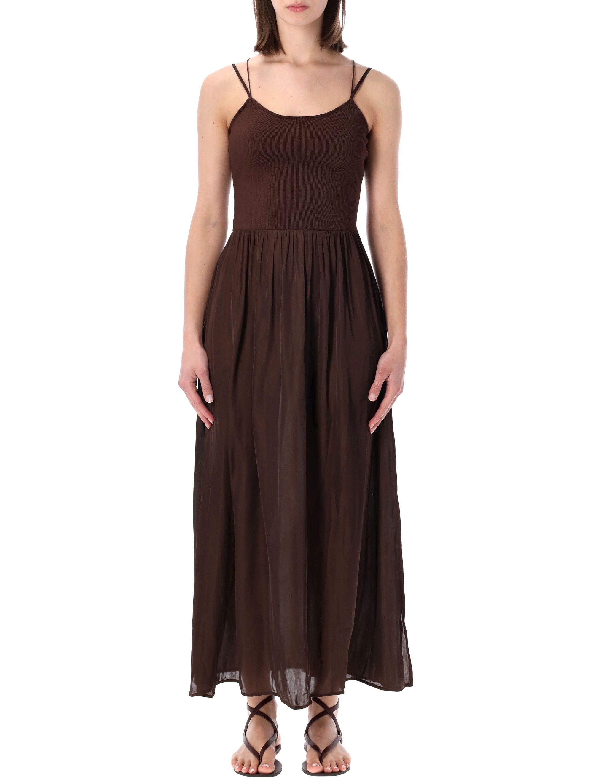 Sessùn Sweet Mambo Moka Long Dress Polyester