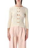Sessùn Alencar cable-knit jumper Fleur De Sal Cotton Sweater