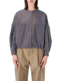 Sessùn Cadaques Seersucker Shirt Rivage Cotton