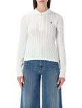 Polo Ralph Lauren cable-knit cotton sweater White