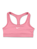 Nike Swoosh Girls Sports Bra Peony Polyester